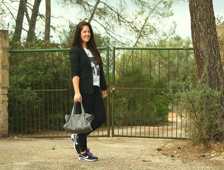 Black, gray and a touch of purple Black, gray and a touch of purple