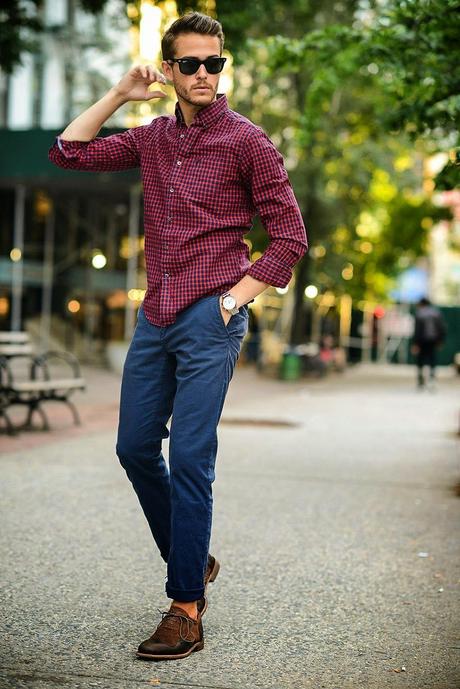 estampado cuadricula, cuadricular, moda masculina, inspiración looks, outfits masculinos