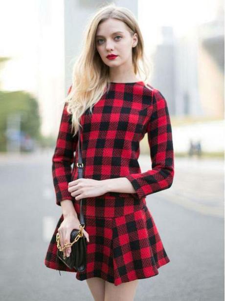 Cuadros escoceses, el estampado de otoño. Cuadros
