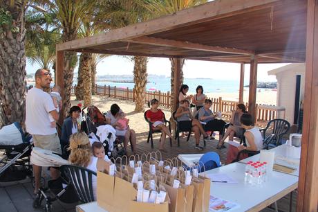Taller de alimentación infantil en la playa. Cómo fue. IMG_5479