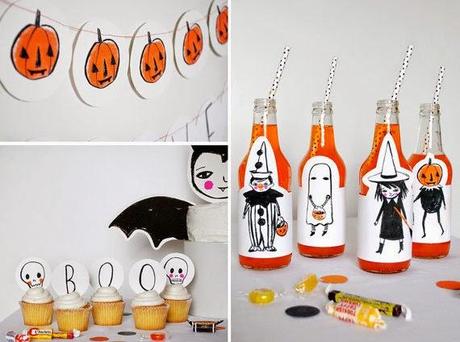 Una fiesta de halloween infantil