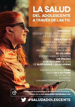 Jornada “La Salud del Adolescente a través de las TICs” Fuente: Página del Colegio Oficial de Enfermería Balear