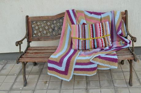 Granny square Blanquet.