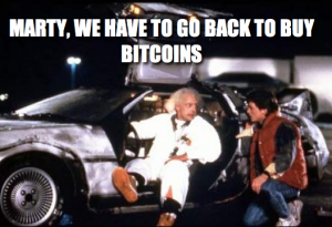 Explicando Bitcoin con Marty McFly meme doc