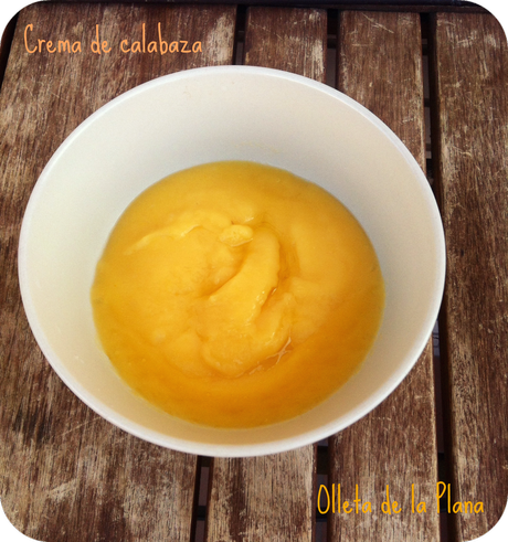 PURÉ DE CALABAZA