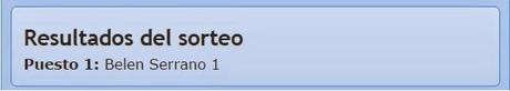 Ganadora del sorteo de un lote de 20 productos de Avon y del premio de consolación. Ganadora del sorteo de un lote de 20 productos de Avon y del premio de consolación.