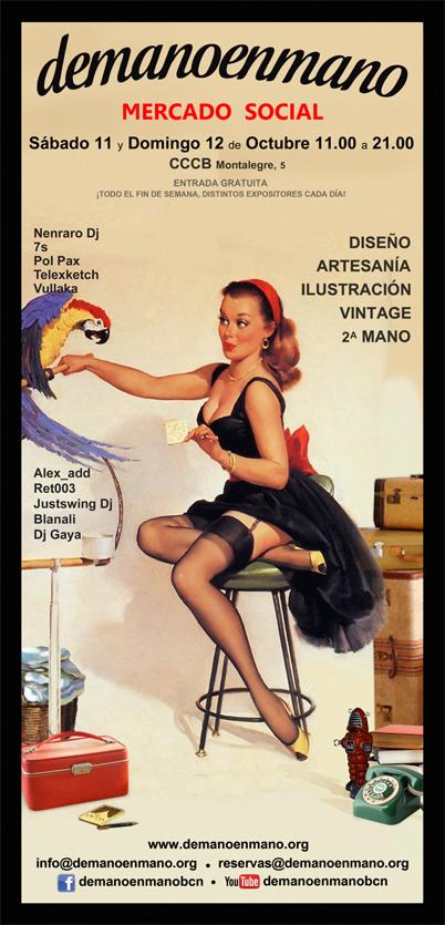 Mercadillos de octubre en BCN, las citas con la moda vintage y de segunda mano demanoenmano mercadillo barcelona segunda mano