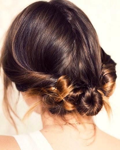 Knot hairstyle