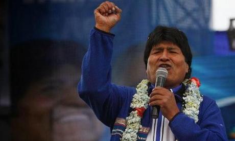 Triunfa Evo y agradece al pueblo y dice que es el triunfo de la liberación y del antiimperialismo