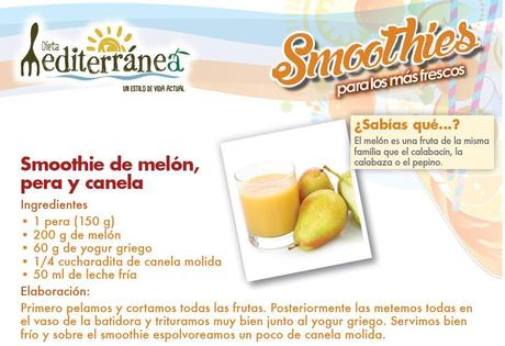 Recetas de Smoothies (Semana de la Fruta y la Verdura en la Dieta Mediterránea) Recetas de Smoothies (Semana de la Fruta y la Verdura en la Dieta Mediterránea)