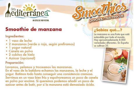 Recetas de Smoothies (Semana de la Fruta y la Verdura en la Dieta Mediterránea) Recetas de Smoothies (Semana de la Fruta y la Verdura en la Dieta Mediterránea)
