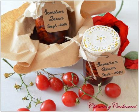 Tomatitos Cherry Secos en AOVE Tomatitos Cherry Secos en AOVE