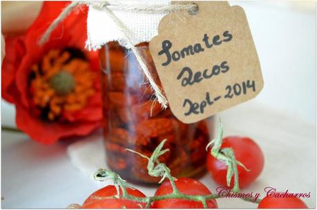 Tomatitos Cherry Secos en AOVE Tomatitos Cherry Secos en AOVE