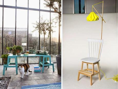 3 DIY con el taburete Bekväm de Ikea