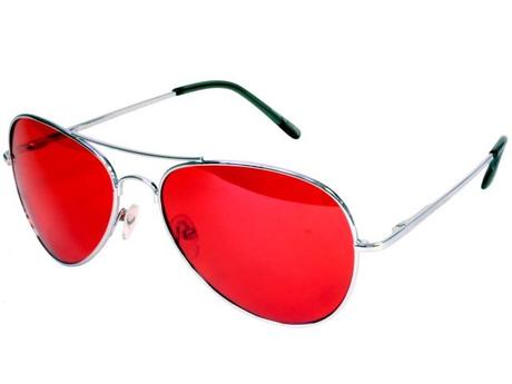 gafas de sol lente roja gafas de sol lente roja