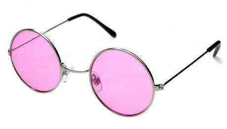 gafas de sol lente rosa
