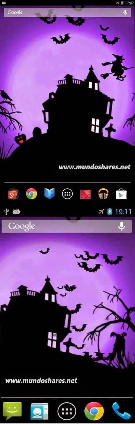 Fondo animado de Halloween para Android