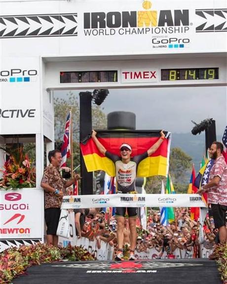 Sebastian Kienle y Mirinda Carfrae vencen el Ironman de Hawaii 2014. Sebastian Kienle