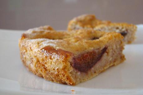 PASTEL DE RICOTA, NUECES Y CHOCOLATE CON HIGOS