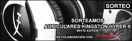 SORTEO: Auriculares KINGSTON HYPERX White Edition Cabeceras Sorteo 2014 HyperX Grande
