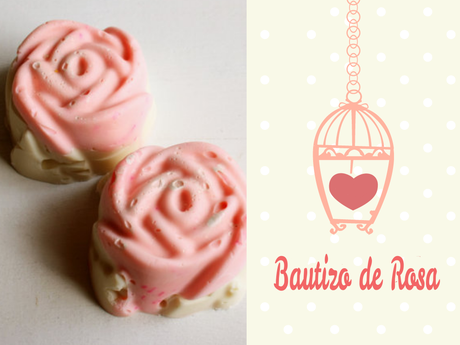 ♥Jabones en forma de Rosas para el Bautizo de Rosa