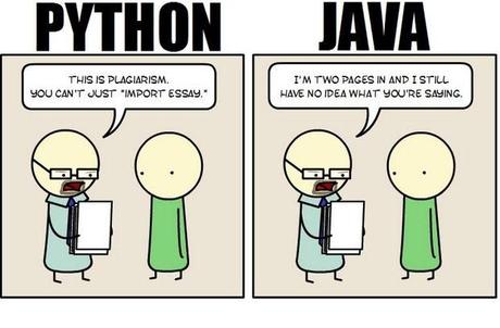 Cual lenguaje de programacion es mas facil de aprender Java o Python