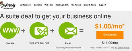 Hosting mas Dominio en Godaddy por un dolar mensual hostaing en ipage a un dolar mensual