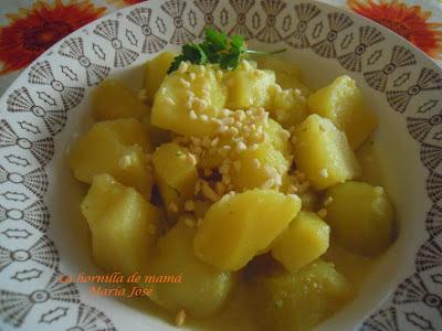 Patatas en ajo pollo Patatas en ajo pollo