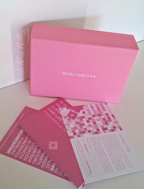 birchbox, caja de muestras, octubre 2014, living pink