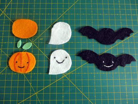 Tutorial: broches de Halloween / Tutorial: Halloween brooches