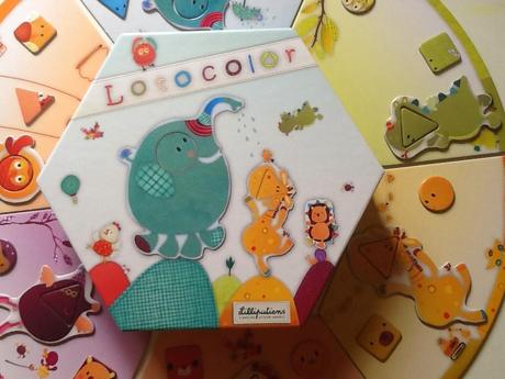 Lotocolor de Lilliputiens, un juego para aprender más que los colores. Lotocolor