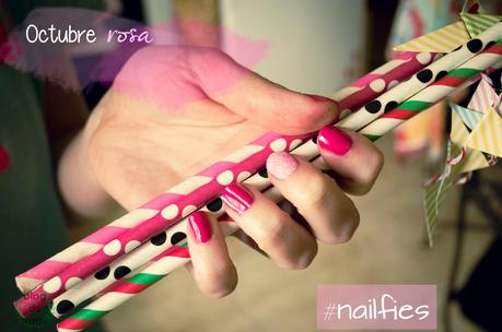 ♔ Octubre Rosa - #nailfies ♧