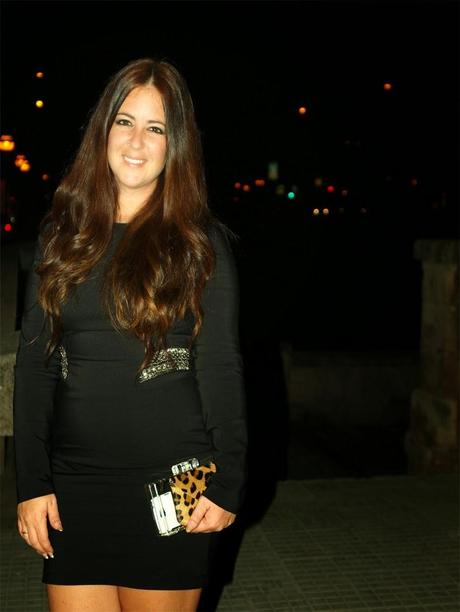 Night look, black and silver Night look, black and silver