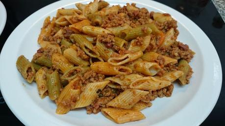 Macarrones con salsa Boloñesa Macarrones con salsa Boloñesa