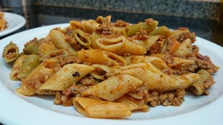 Macarrones con salsa Boloñesa Macarrones con salsa Boloñesa