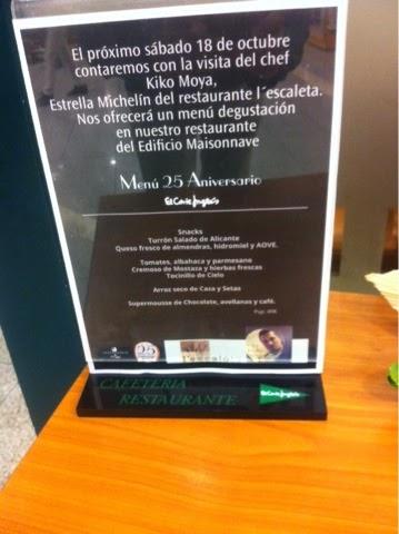 @kikomoyachef en XXV Aniversario de El Corte Inglés @kikomoyachef en XXV Aniversario de El Corte Inglés