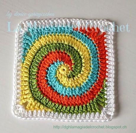 Granny Square en Espiral