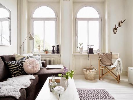 Un apartamento romántico y femenino Un apartamento romántico y femenino