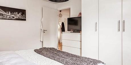 Un piso de estilo nórdico romántico en BLANCO Y GRIS ESPECTACULAR!