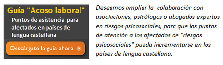 MobbingMadrid Descargar guía de puntos de asistencia para afectados de Acoso Laboral en países de lengua castellana en Ámerica MobbingMadrid Descargar guía de puntos de asistencia para afectados de Acoso Laboral en países de lengua castellana en Ámerica