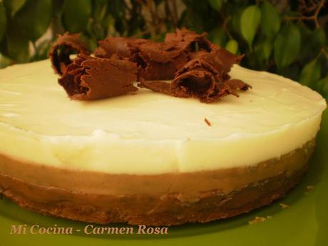 TARTA DE TRES CHOCOLATES TARTA DE TRES CHOCOLATES