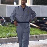 Michael Douglas y T. I. en el rodaje de Hombre Hormiga Rodaje de Hombre Hormiga