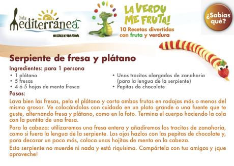 Dieta Mediterráneas: Semana de la fruta y la verdura II