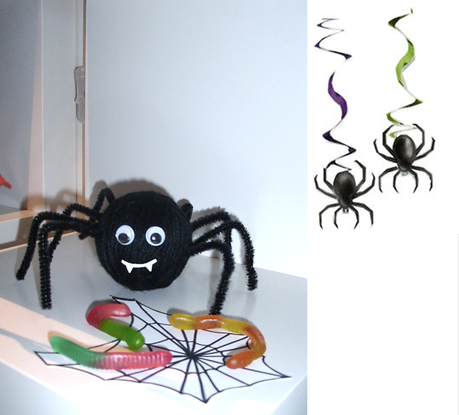 DIY PARA #HALLOWEEN EN DOS MINUTOS: UNA ARAÑA DIVERTIDA