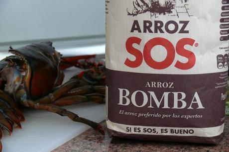 Arroz con bogavante , nuestra receta arroz bomba SOS