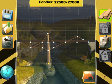 Bridge Constructor. App de simulación para construir puentes