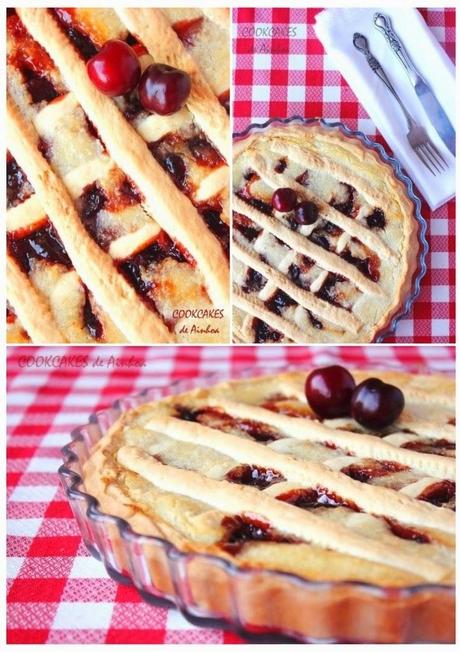 CROSTATA DE COCO Y CEREZAS CROSTATA DE COCO Y CEREZAS