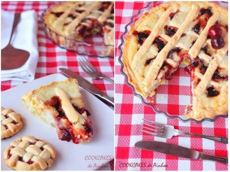 CROSTATA DE COCO Y CEREZAS CROSTATA DE COCO Y CEREZAS