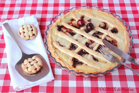 CROSTATA DE COCO Y CEREZAS CROSTATA DE COCO Y CEREZAS