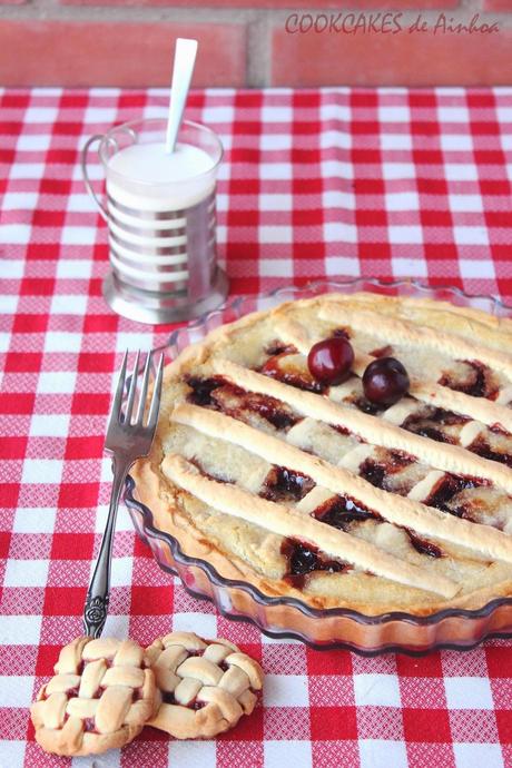 CROSTATA DE COCO Y CEREZAS CROSTATA DE COCO Y CEREZAS